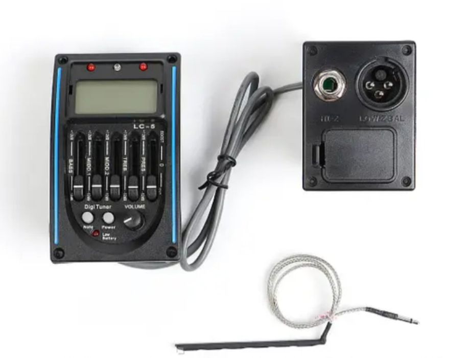 Врезной звукосниматель с пятиполосным эквалайзером и тюнером