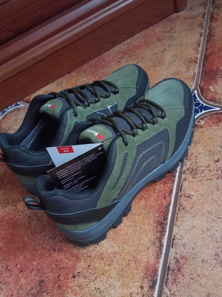Nowe buty trekkingowe wodoodporne skórzane męskie Hi Mountain 44