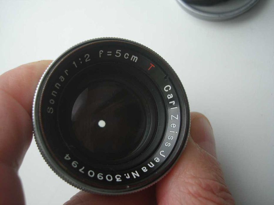 Обьектив Carl Zeiss Jena Sonnar T 5cm F/2 CONTAX RF.