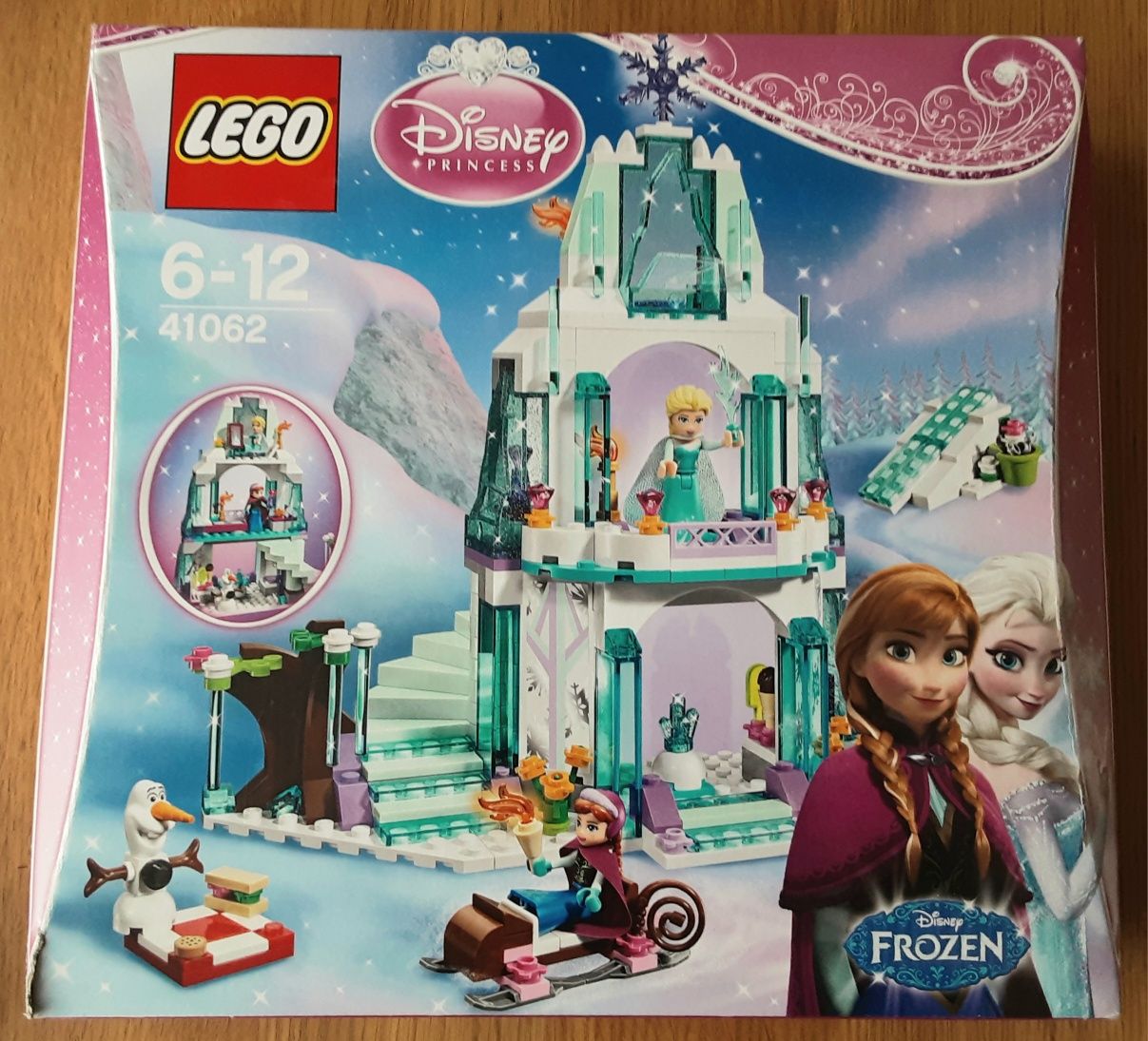 Klocki LEGO Frozen 41062 Błyszczący lodowy zamek Elzy.