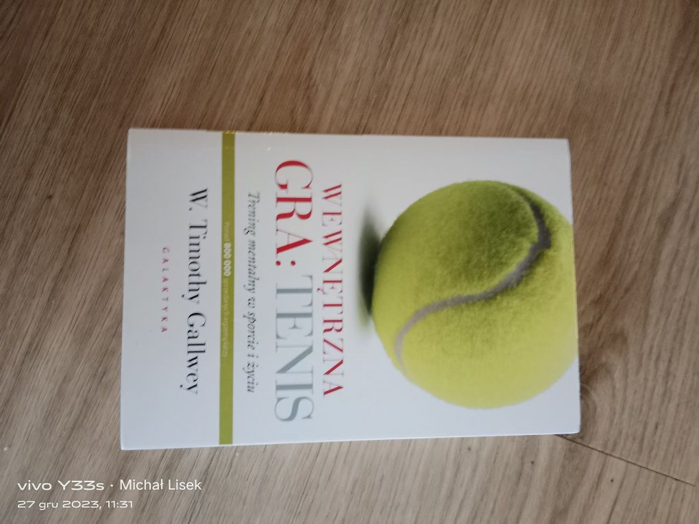 Wewnętrzna gra tenis timothy gallwey