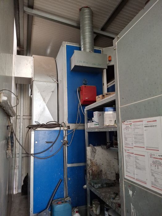 Cabine estufa de pintura