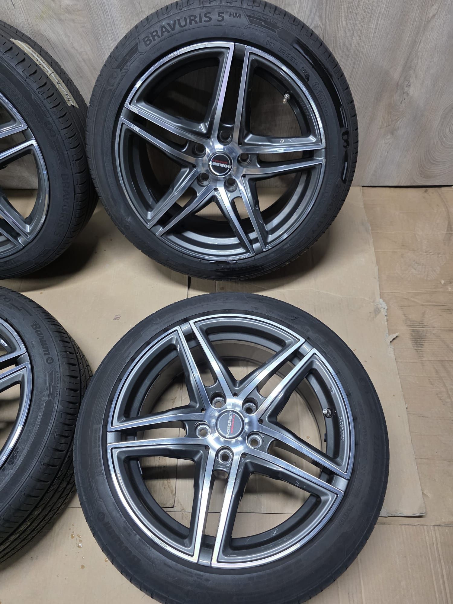 Borbet 17 cali. 5x112.et 40. Szerokość 8j.