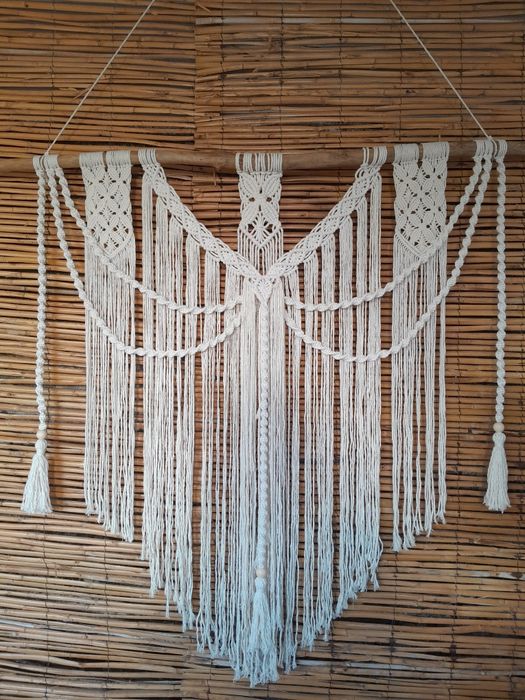 Trabalhos em macrame e croché