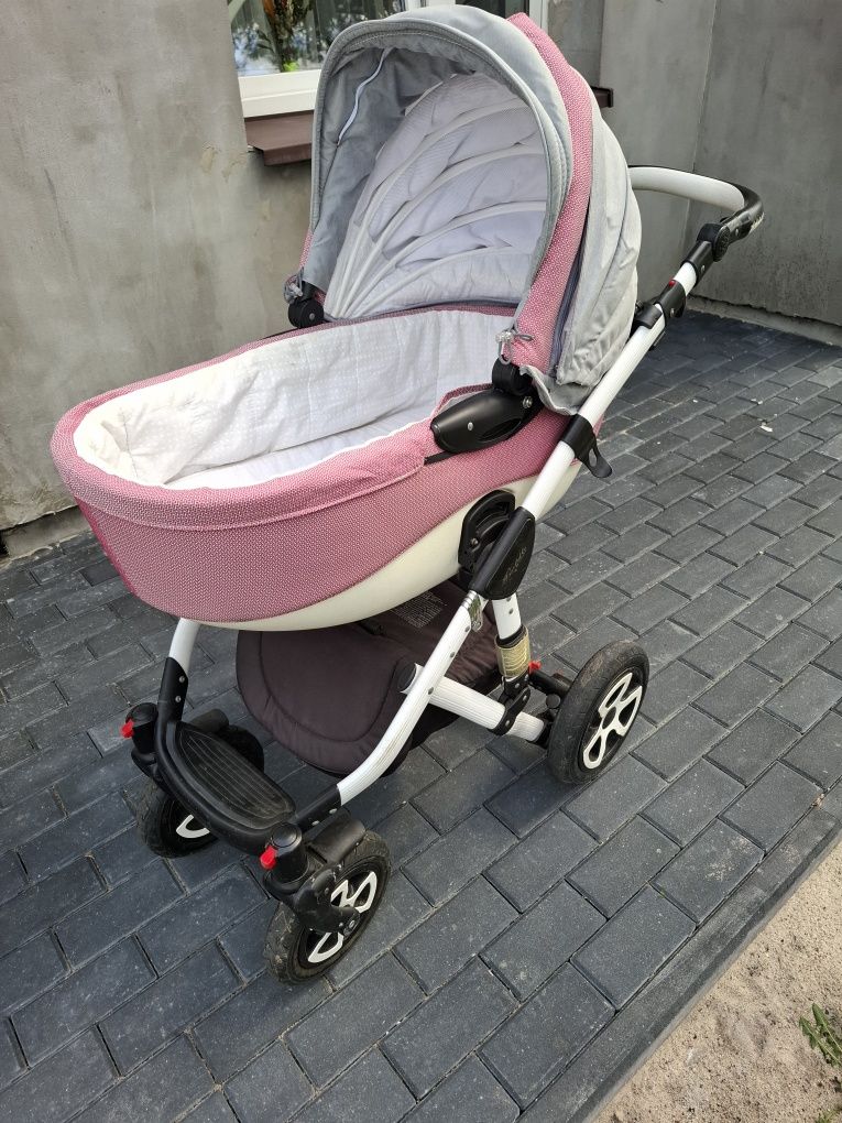 Wózek 3w1 dla dziewczynki
