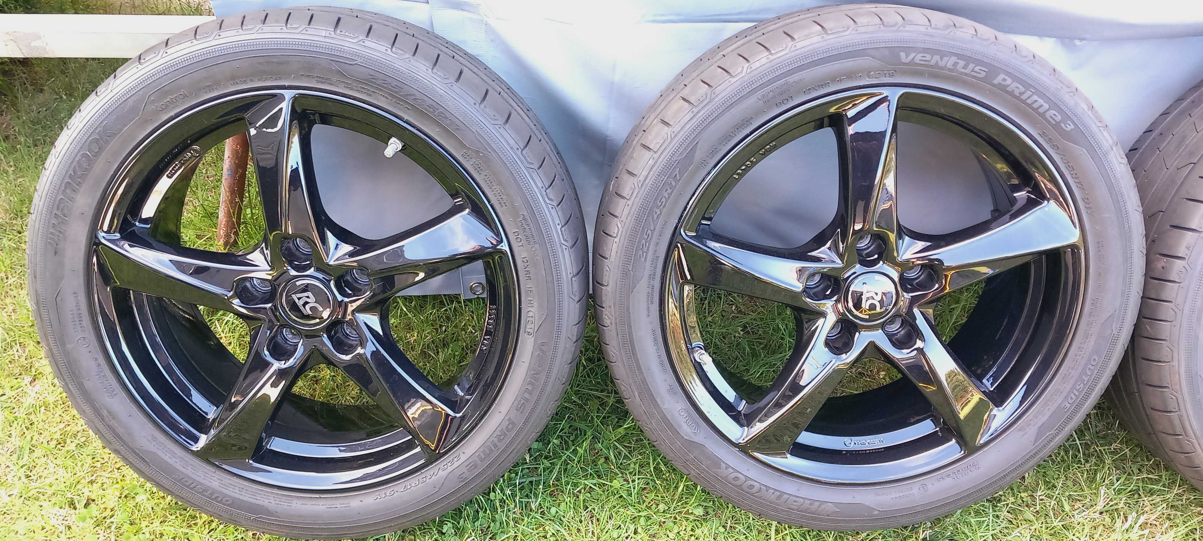 Opony lato 4x HANKOOK 225/45R17 91Y , 2019r. Stan bdb