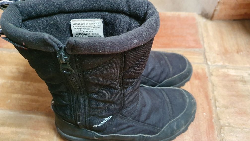 botas de inverno, neve