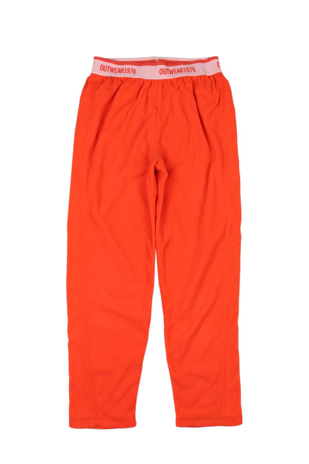 Outwear spodnie ciepłe polar neon pomarańcz _ 140