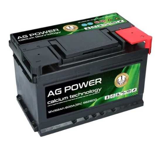 Akumulator AG POWER 12v 62ah 600a P+ Radom WYSYŁKA free