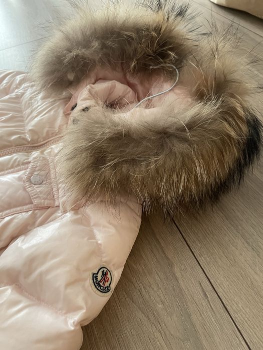 Детский зимний пуховой комбинезон Moncler 12-18м 80см