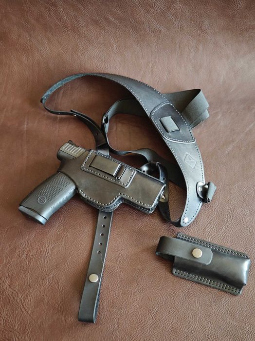 Шкіряна кобура для CZ P-10 F, кобура оперативна на CZ P-09, кобура VZ