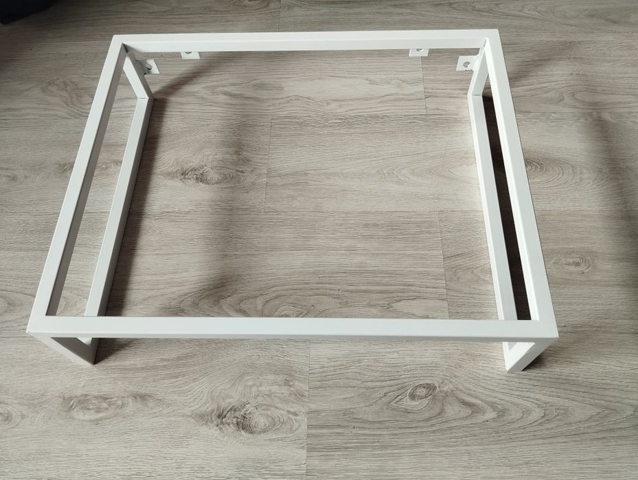 Wspornik stelaż ścienny biały aluminiowy pod blat 59x48x14