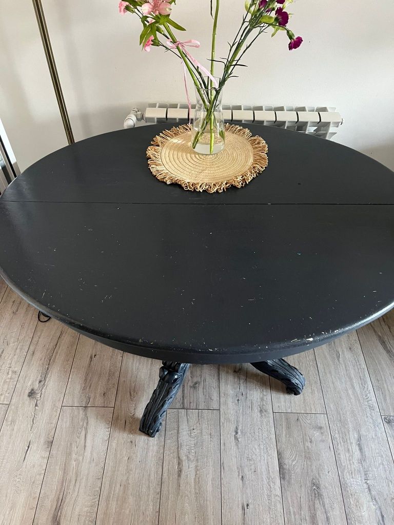 Stół dębowy lite drewno