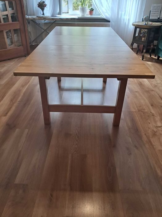 Drewniany  Stół  rozkładany NORDEN IKEA 150/205/90/75