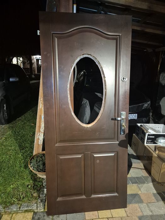 drzwi zewnętrzne z ościeżnicą 91x232