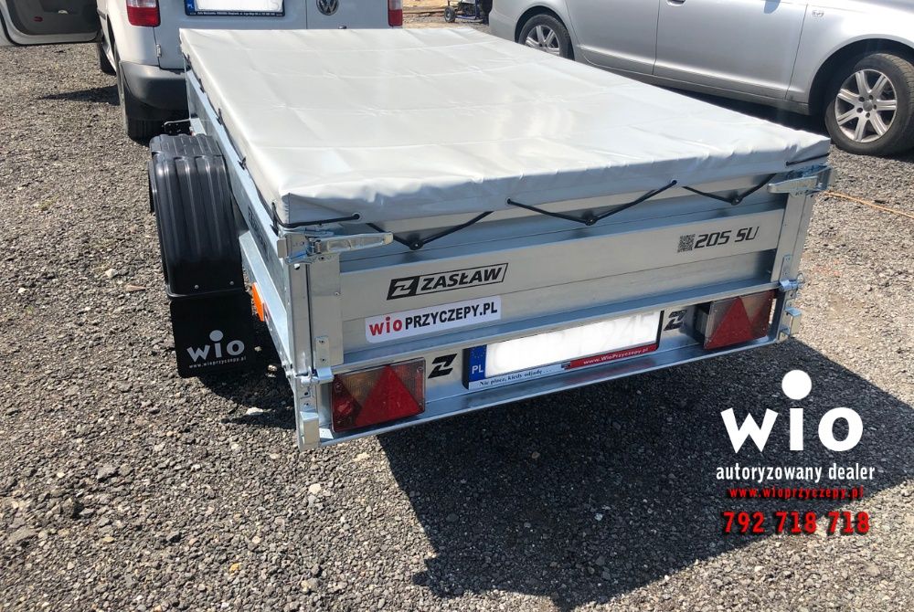 Przyczepka WiO  lekka ZASŁAW AGRO 205SU A01 RO +GRATIS #SOLIDNA #KAT.B