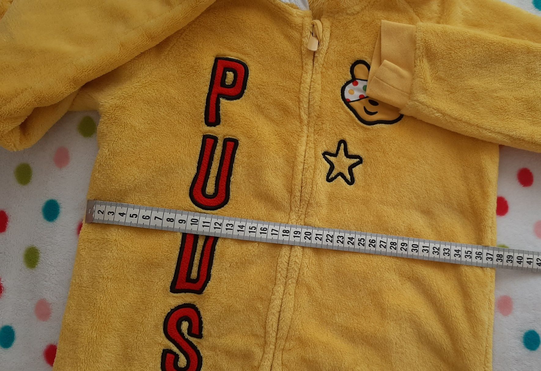 Miś Pudsey pajac przebranie piżamka r.135-140 George