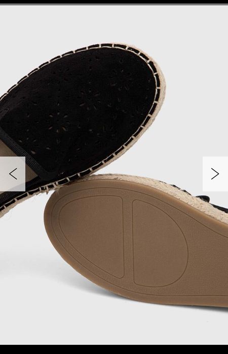 Еспадрилі Answear Lab, чорні на платформі, 37 розмір. НОВІ!