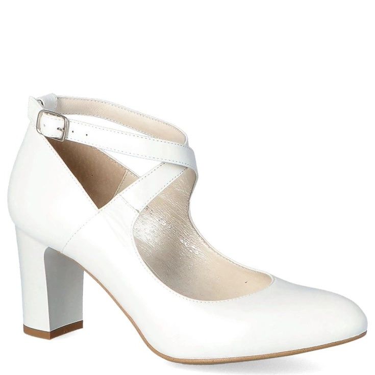 Buty ślubne perłowe KOTYL