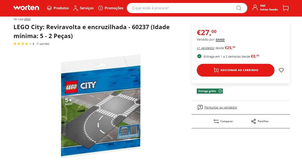 Lego -Várias Placas /Bases /Blocos de Construção VERDE Relva, ESTRADA