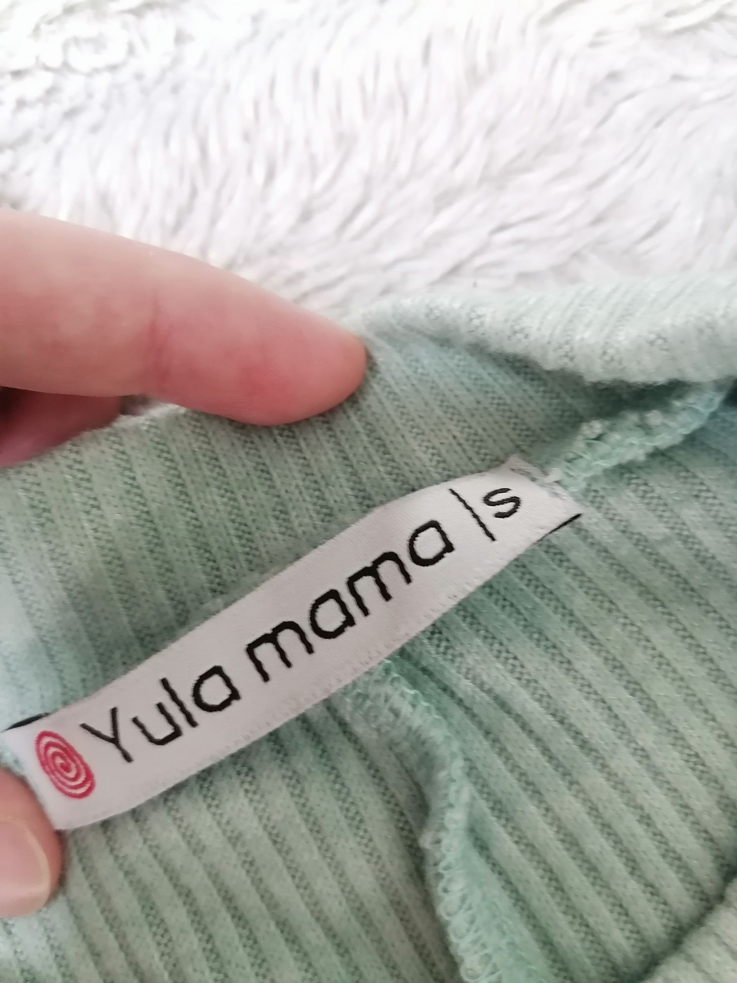 Бірюзова сукня для вагітних та годуючих Yula mama