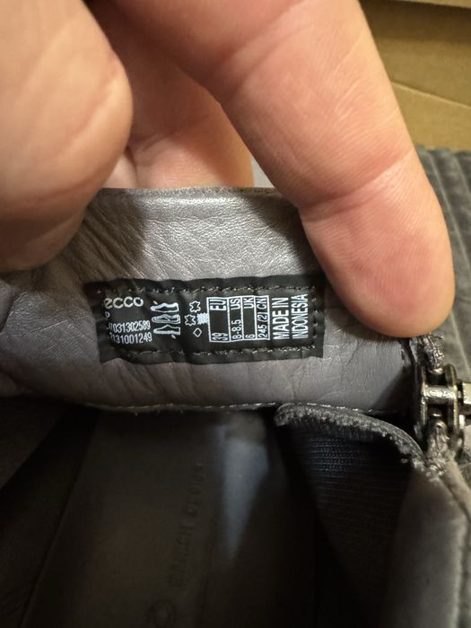 Жіночі черевики високі ECCO 39(34,5см) оригінал