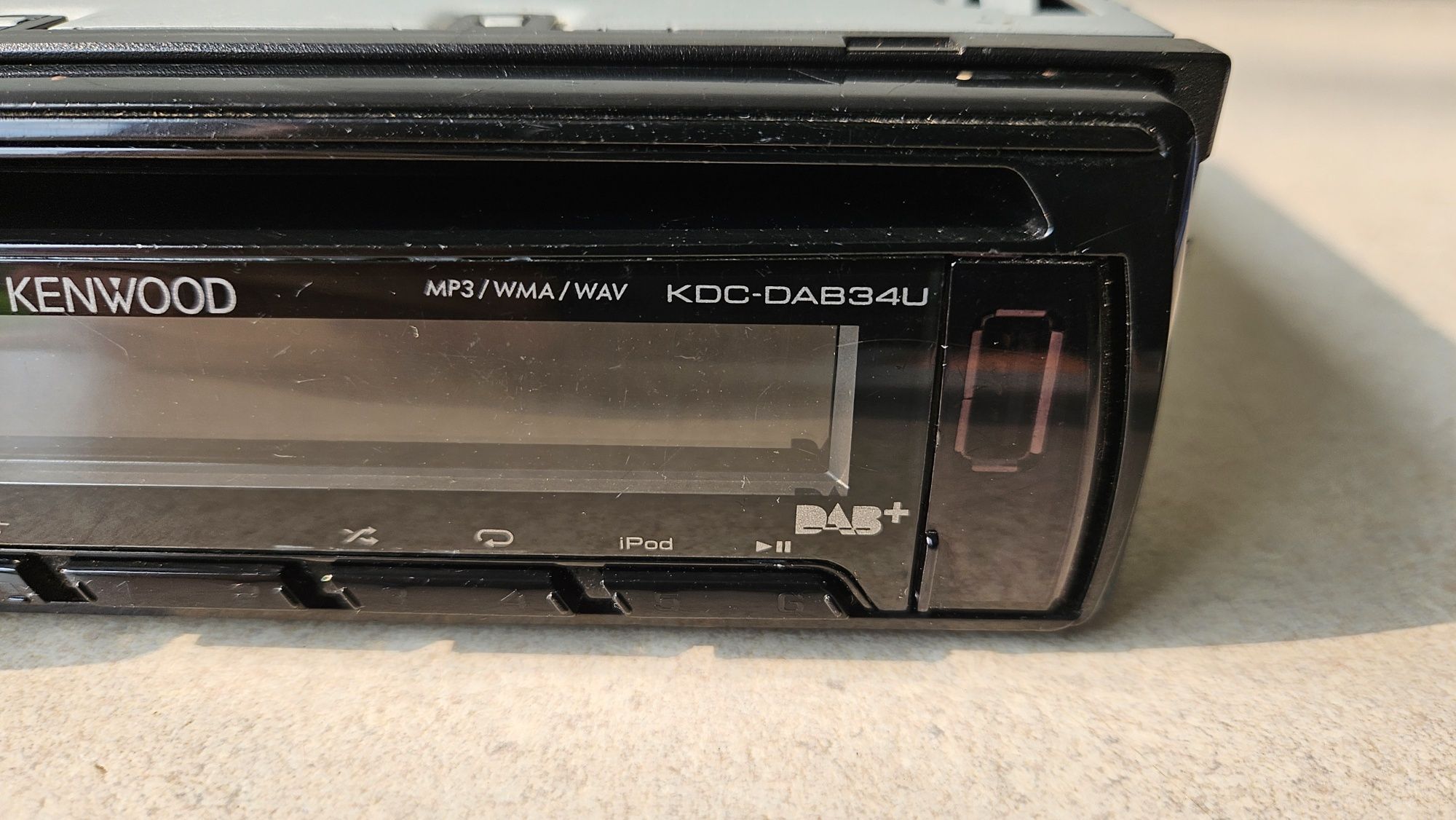 Radio Samochodowe  cyfrowe DAB+ Kenwood KDC-DAB34U  usb mp3