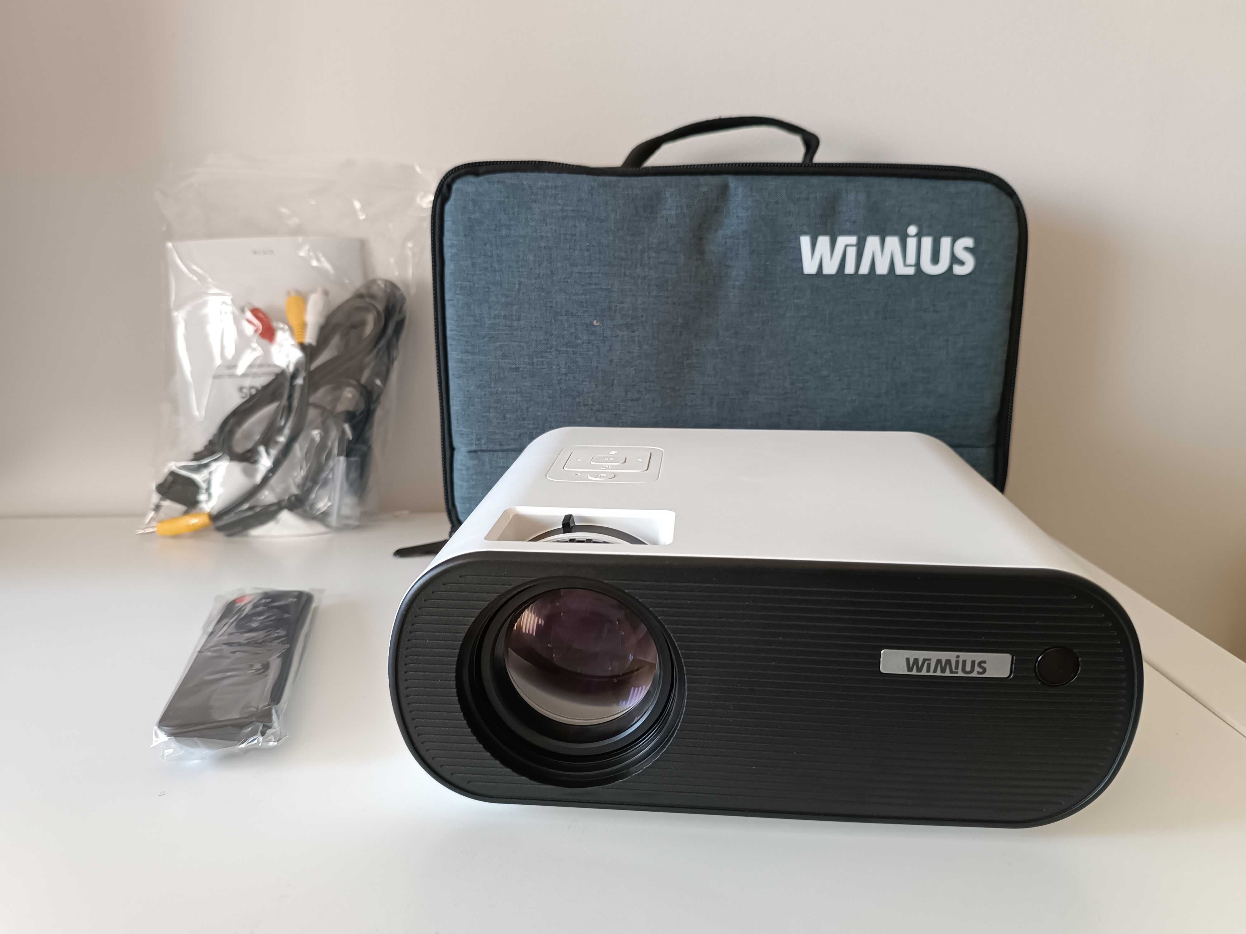 Projetor WiMiUS / WiFi Mirroring / 7000 Lumens / 1080p / Bolsa (NOVO)