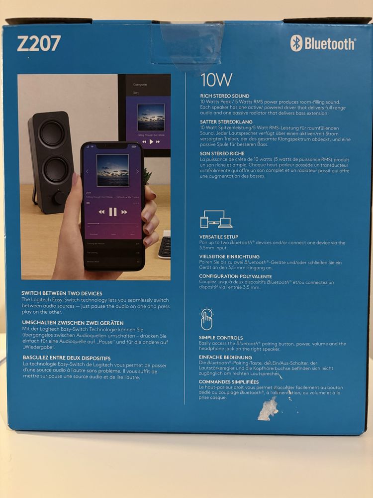 Colunas Bluetoth Logitech Z207