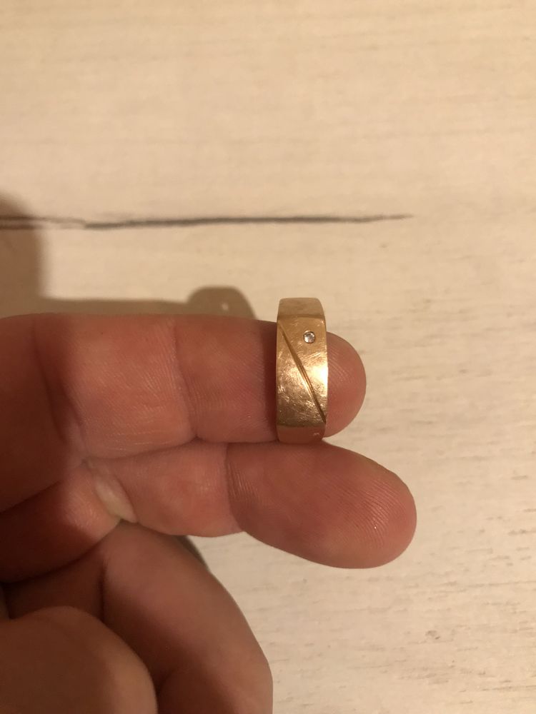 Мужское золотое кольцо,585 проба