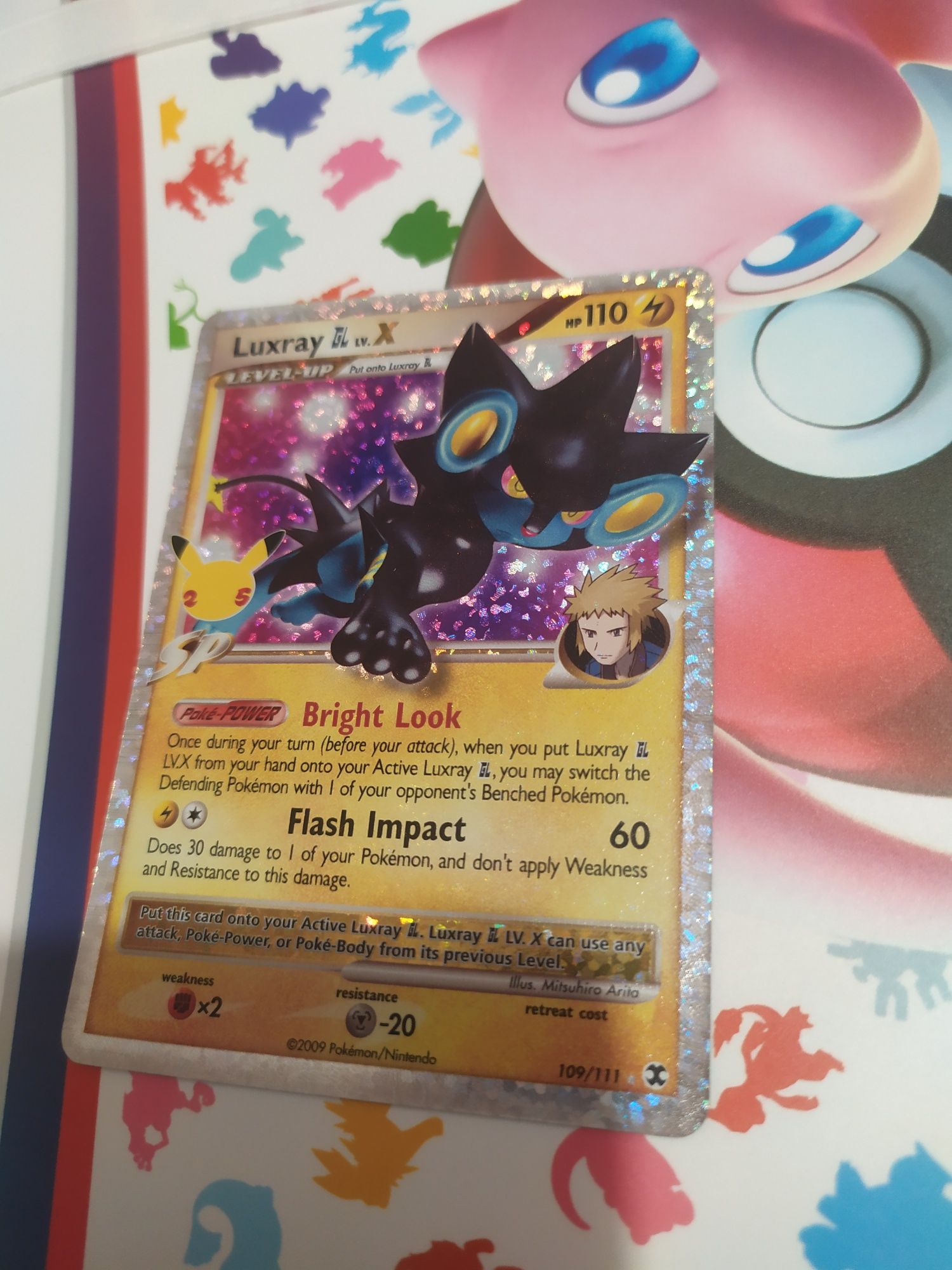 Oryginalna karta pokemon luxray