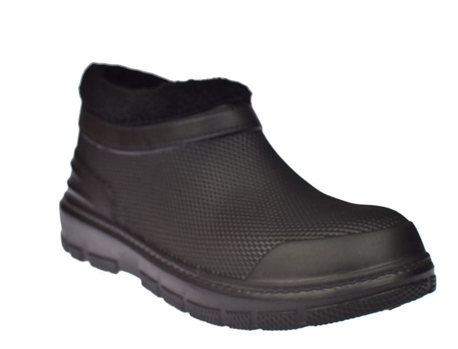 Kalosze męskie lekkie ocieplane pianka Eva ogrodniczki 2305 BK roz. 45