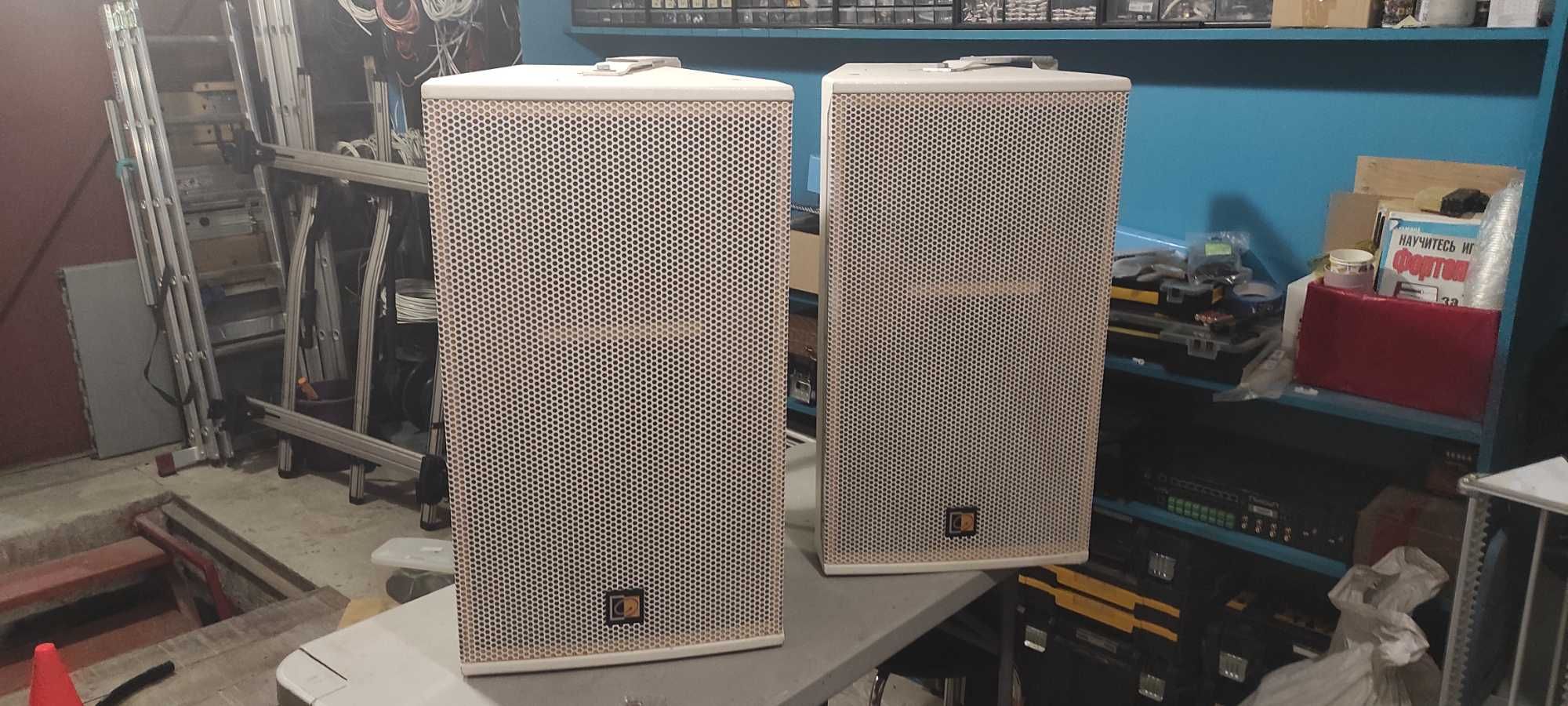Солодка Парочка Проф АКУСТИКА + ПІДСИЛЮВАЧЬ Audac PX115MK2W + Audac T2