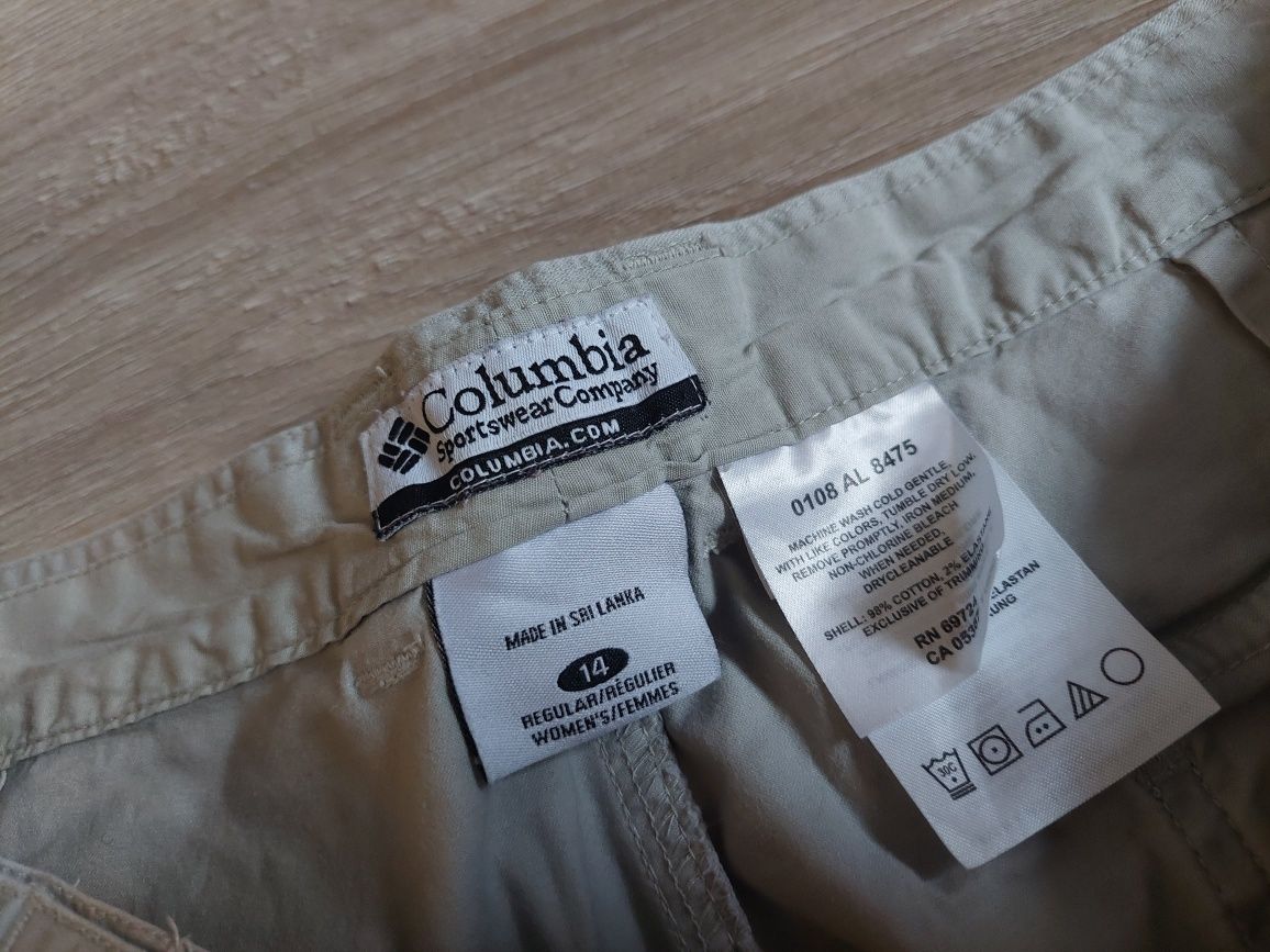 Columbia damskie spodnie turystyczne trekkingowe outdoor