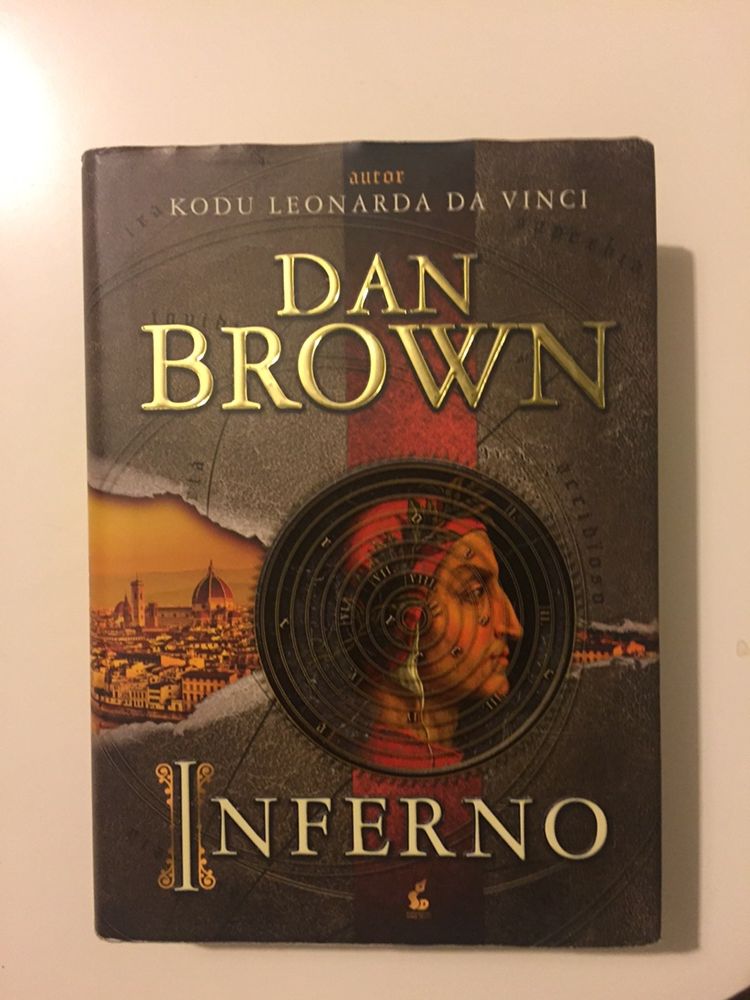 Dan Brown Inferno twarda okładka książka thriller kryminał sensacja