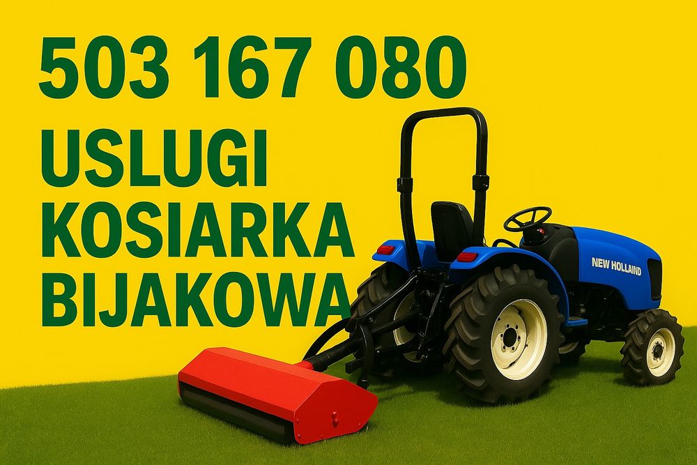 Kosiarka bijakowa mulczer koszenie nieużytków