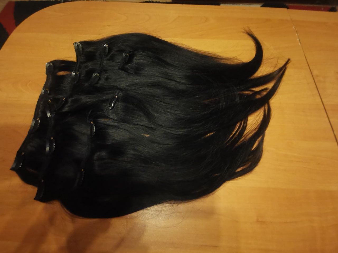 Włosy naturalne czarne 38cm