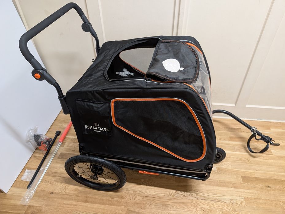 Nomad Tales Spirit Przyczepka Rowerowa Jogger 2w1 dla Psa do 45kg DUŻA