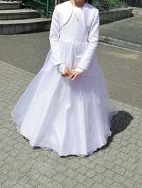 Biała sukienka komunija rozmiar 146