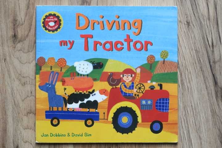 Driving my Tractor dla dzieci książka po angielsku