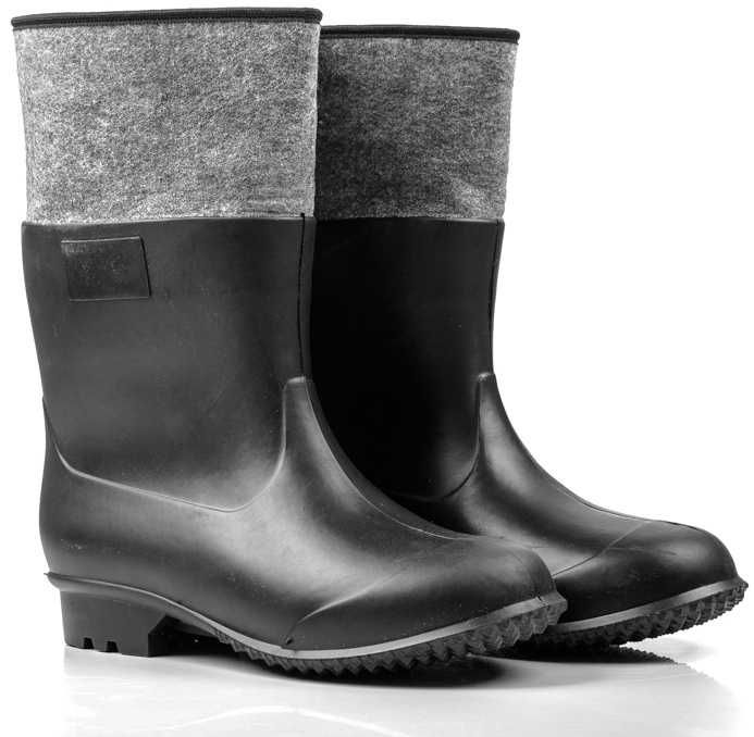 Gumofilce Kalosze Buty Gumowe Ocieplane Polskie 41