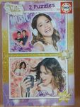 Violetta - conjunto de 2 puzzles (100 peças)