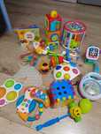 Zestaw zabawek niemowlęcych/dziecięcych - Fisher price i inne