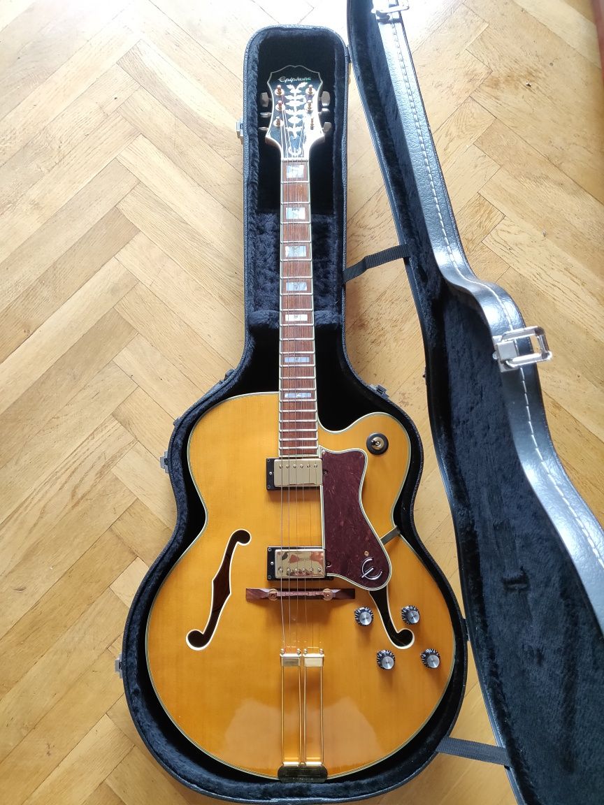 1999 Epiphone Broadway NA Peerless Korea archtop hollow body jazz