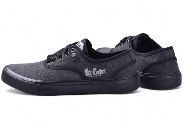 Buty Męskie Sportowe Lee Cooper Klasyczne Trampki czarne -2150 r.45