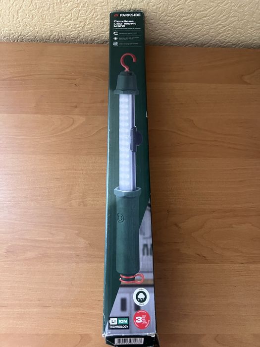 Led лампа parkside фонарік парксайд ціна якість. Акумуляторна акб.