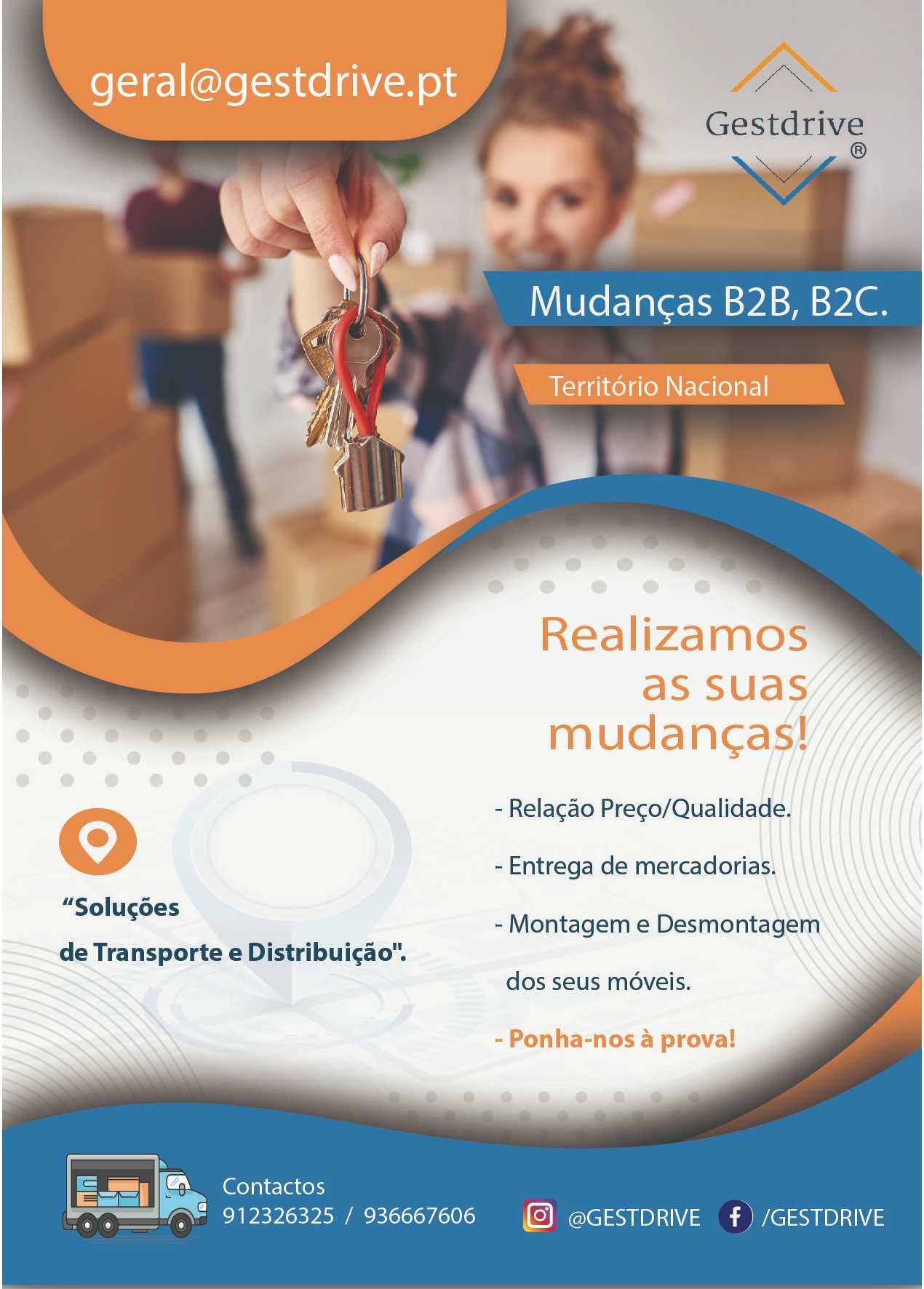GESTDRIVE ® Soluções Integradas de Transporte e Mudanças