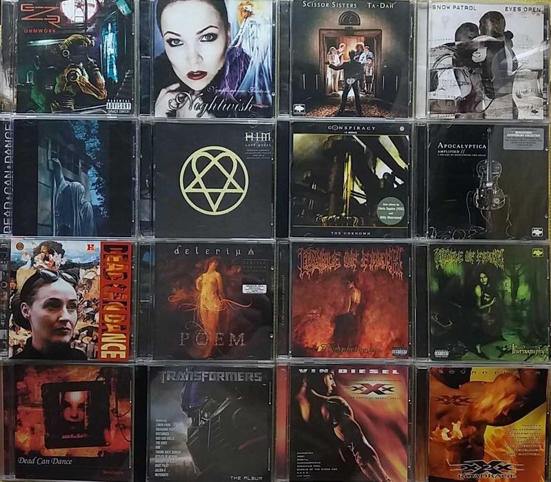 музыкальные компакт диски CD 70е 80е-90е разных стилей ROCK