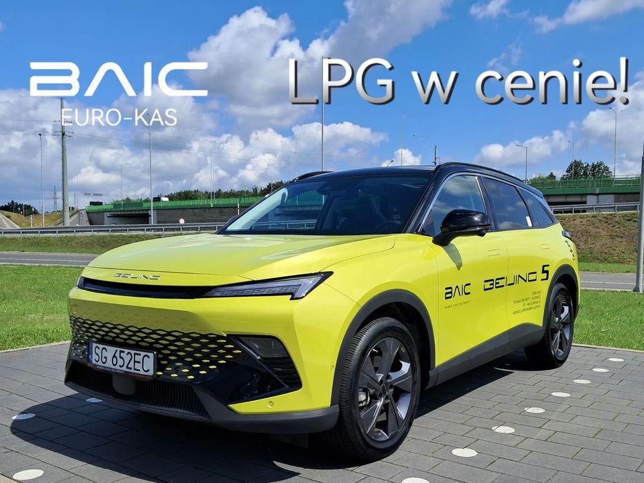 BAIC 5 Baic Beijing 5 Luxury 2024 z LPG używany żółty