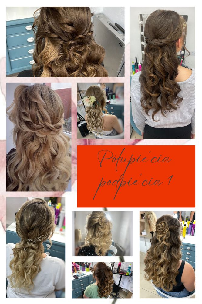 Stylizacja - makijaż ślubny + fryzura ślubna / upięcie z dojazdem